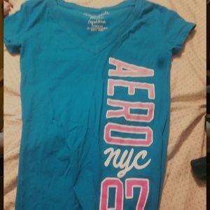 Xs blue aero tee